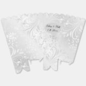 Gepersonaliseerde bruiloft Popcorn Favor Box Bedankdoosjes (Ongevouwen)