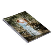 Gepersonaliseerde bruiloft portret moderne kalligr notitieboek (Rechterzijde)