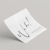 Gepersonaliseerde bruiloft servetten met We Do Des