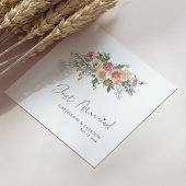 Gepersonaliseerde bruiloft servetten - net getrouw