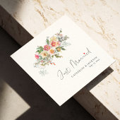 Gepersonaliseerde bruiloft servetten - net getrouw