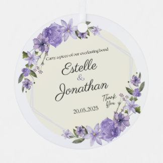 Gepersonaliseerde bruiloft Sleutelhanger: een perf Metalen Ornament