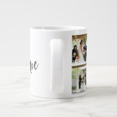 Gepersonaliseerde bruiloft Specialty Mok met Black (Achterkant)