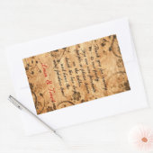 Gepersonaliseerde bruiloft sticker (Envelop)