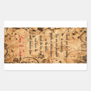 Gepersonaliseerde bruiloft sticker