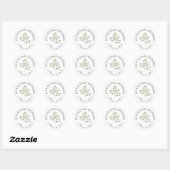 Gepersonaliseerde bruiloft stickers (Vel)