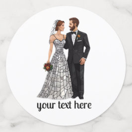 Gepersonaliseerde bruiloft uitnodigingen en uitnod confetti