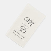 Gepersonaliseerde bruiloft/Vrijgezellenfeest/Verlo Servet (Hoek)