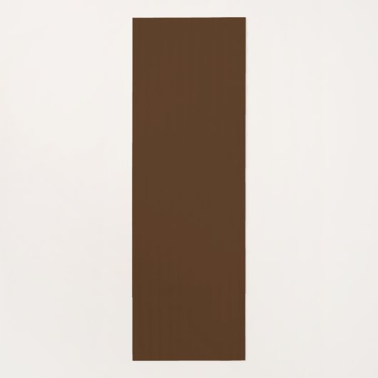 Gepersonaliseerde bruin yogamat (Achterkant)