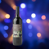 Gepersonaliseerde bruine wijnflessen | Foto Wijn Etiket