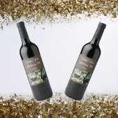 Gepersonaliseerde bruine wijnflessen | Foto Wijn Etiket