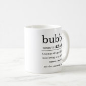 Gepersonaliseerde Bubbe Definitie Koffiemok (Voorkant rechts)