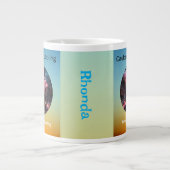 Gepersonaliseerde bubbelende ketel grote koffiekop (Voorkant)