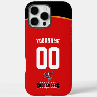 Gepersonaliseerde Buccaneers Jersey Amerikaans Foo iPhone 16 Pro Max Hoesje