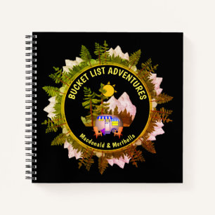 GEpersonaliseerde BUCKET LIST ADVENTURES Notitieboek
