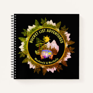 Gepersonaliseerde BUCKETLIST AVONTUREN Notitieboek