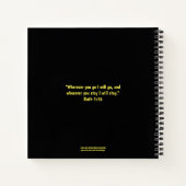 Gepersonaliseerde BUCKETLIST AVONTUREN Notitieboek (Achterkant)