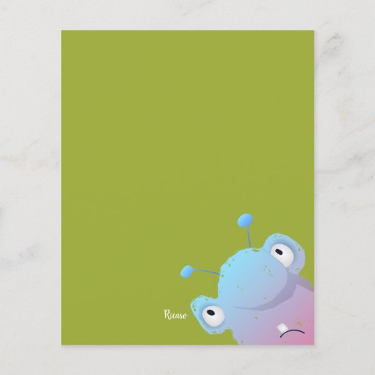 Gepersonaliseerde BUDGET Monster Bash Halloween Pa (Achterkant)