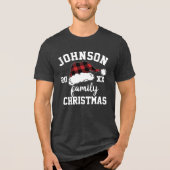 Gepersonaliseerde Buffalo Plaid Custom Matching Fa Tri-Blend Shirt (Voorkant)