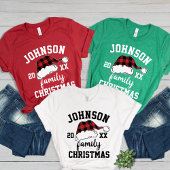 Gepersonaliseerde Buffalo Plaid Custom Matching Fa Tri-Blend Shirt