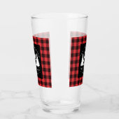 Gepersonaliseerde buffelbeklede Beer Glas (Links)