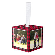 Gepersonaliseerde Buffelspelfamilie met kerstmis