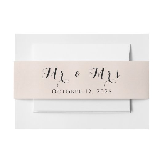 Gepersonaliseerde buikband voor uitnodigingen voor uitnodigingen wikkel (Voorkant Voorbeeld)