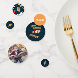 Gepersonaliseerde buitenruimtespecifieke partij confetti