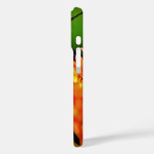 Gepersonaliseerde Bumble Bee op Flower iPhone Case (Achterkant / Links)