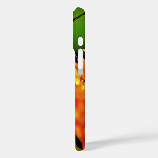 Gepersonaliseerde Bumble Bee op Flower iPhone Case (Achterkant / Links)