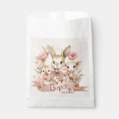 Gepersonaliseerde Bunny, Chick & Lamb Pasen Trakta Bedankzakje (Voorkant)