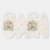 Gepersonaliseerde Bunny, Chick & Lamb Pasen Traktb Bedankdoosjes (Ongevouwen)