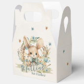 Gepersonaliseerde Bunny, Chick & Lamb Pasen Traktb Bedankdoosjes (Open)