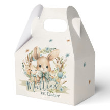 Gepersonaliseerde Bunny, Chick & Lamb Pasen Traktb