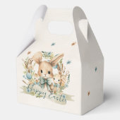 Gepersonaliseerde Bunny, Chick & Lamb Pasen Traktb Bedankdoosjes (Achterkant)
