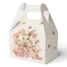 Gepersonaliseerde Bunny, Chick & Lamb Pasen Traktb