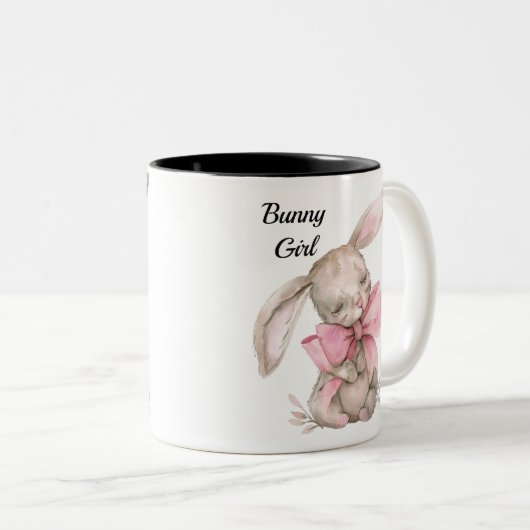 Gepersonaliseerde Bunny Girl Mok - Schattigee Koni (Voorkant rechts)