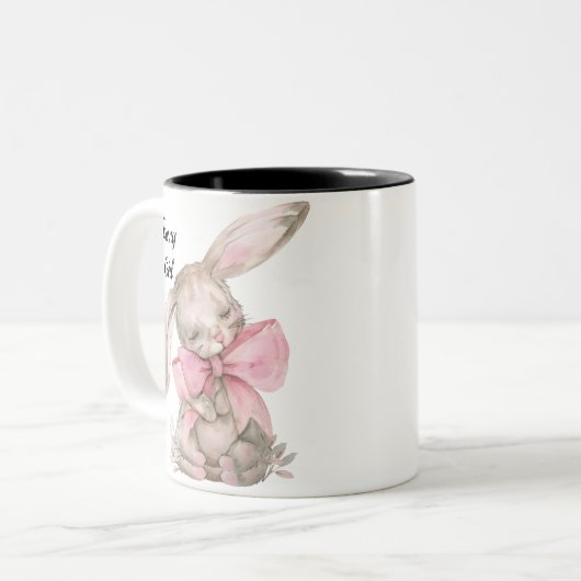 Gepersonaliseerde Bunny Girl Mok - Schattigee Koni (Voorkant links)