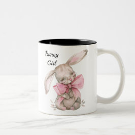 Gepersonaliseerde Bunny Girl Mok - Schattigee Koni