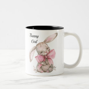 Gepersonaliseerde Bunny Girl Mok - Schattigee Koni