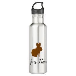 Gepersonaliseerde Bunny Water Bottle Waterfles