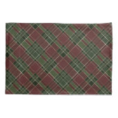 Gepersonaliseerde Burgundy Green Play Holiday Kussensloop (Achterkant-Links)