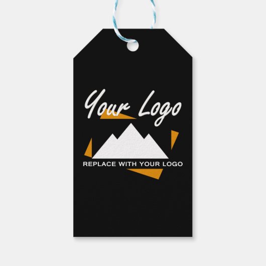 Gepersonaliseerde Business Design Company Professi Cadeaulabel (Achterkant)