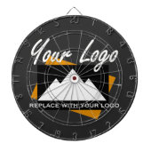 Gepersonaliseerde Business Design Company Professi Dartbord (Voorkant)