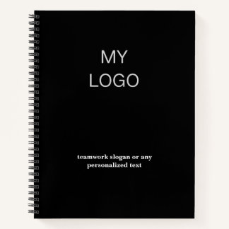 Gepersonaliseerde Business Info Logo Corporate Not Notitieboek