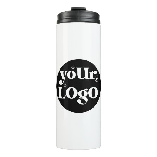 Gepersonaliseerde Business Logo Branded Thermosbeker (Voorkant)