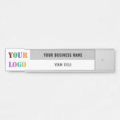 Gepersonaliseerde Business Logo Naam Deur Sign Sja Deurbordje (Voorkant)