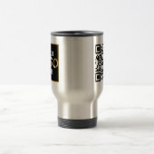 Gepersonaliseerde Business Logo QR Code Promotiona Reisbeker (Center)