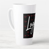 Gepersonaliseerde Business Marketing Promotionele Latte Mok (Linkerhoek)