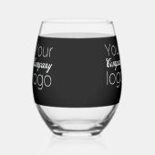 Gepersonaliseerde Business Promotional Voeg hier L Wijnglas Zonder Voet (Voorkant)